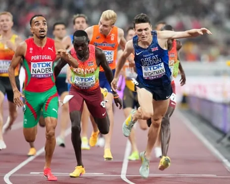 Great Britain's Jake Wightman Narrowly Misses Gold as Portugal's Isaac Nader Claims Dramatic 1500m Title
