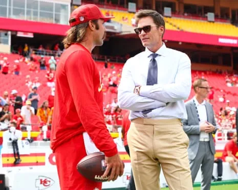 The NFL legend sparks online backlash following appearing in Las Vegas Raiders coaching booth