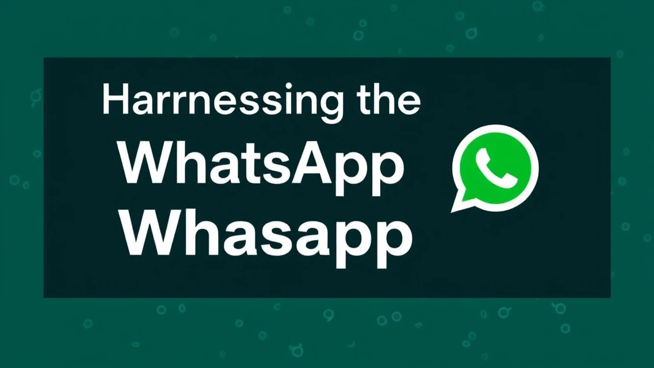 Harnessing the Strength of WhatsApp Web for Business