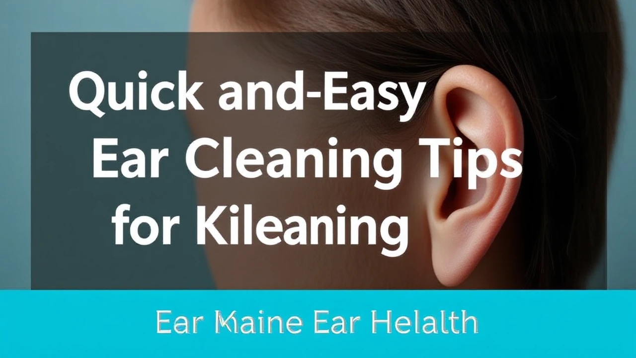 Quick and Easy Ear Cleaning Tips for Kilmarnock Residents: Ensuring Ear Health